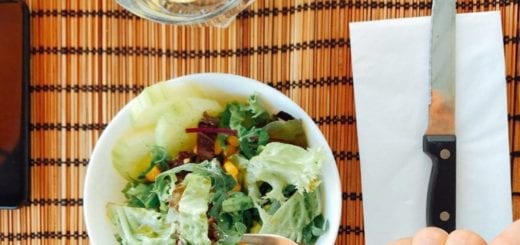 Insalata di cereali e legumi